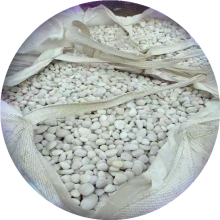 工廠自供白色洗米石、碎石、鵝卵石及園林鋪面白石子——靈壽縣潔億礦產品加工廠的專業制造